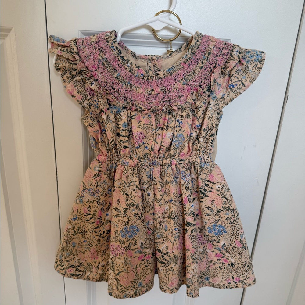 Janie and Jack Smocked Ruffle Dress 6-12 months